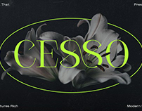 Cesso Display Font