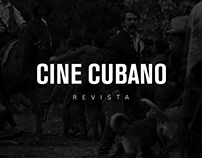 Diseño de la Revista Cine Cubano
