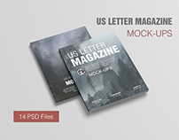 US Letter Magazine Mockups