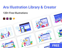 Ara Illustration Library & Creator (FREEBIE)