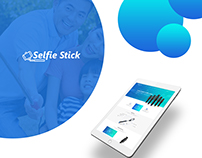 Selfie Stick Landing page PSD Template