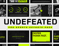 UNDEFEATED - PRO SPORTS KEYNOTE PACK