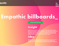 Spotify Empathic Billboards