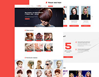 Дизайн сайта для салона красоты Modshair