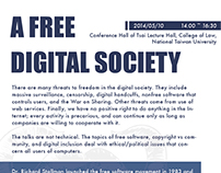 A Free Digital Society Poster
