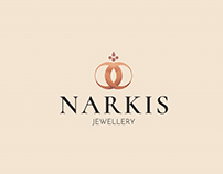 Logo and landing page for a wedding jewellery brand