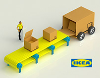 IKEA Delivery Looping Animation