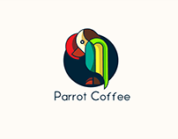 Parrot Coffee: Logo Branding