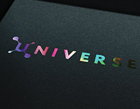 UNIVERSE art space. Logo and identity.