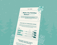 Holiday Spend Infographic 2023 for Cardlytics