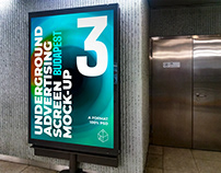 Budapest Underground Ad Screen Mock-Ups 3
