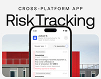 Risk tracking app for manufacturing plants