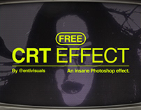 FREE CRT Screen Photoshop Effect