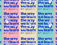 The Way We Learn: Exhibition Branding