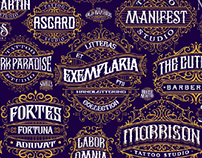 Litteras et Exemplaria pt.2 - concepts of vintage logos