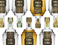 Custom Deco Bottle for Tom's Town