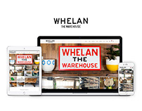 Whelans Warehouse Website Design