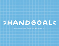 Handgoal free font for commercial use