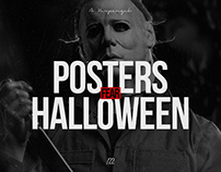 Posters Halloween // Постеры хэллоуин // Брутализм