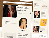JewelryBib Jewelry Shop E-Commerce Website | UI UX