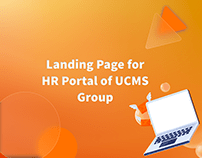 Landing Page for HR Portal of UCMS Group