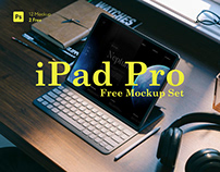 iPad Pro / free mockup set