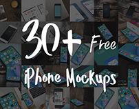 30+ Free iPhone Mockups