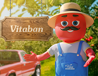 3D mascot of Vita1000 - Vitaban
