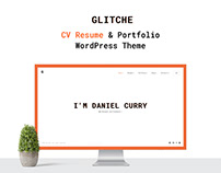 CV Resume WordPress Theme – Glitche