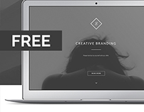 FREE Landing Website | Clean theme | Behance API + PSD