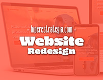 Website redesign prototype