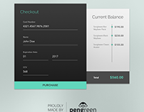 Daily UI Challenge 002 - Credit card checkout page