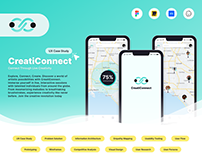 App UX Case study- CreatiConnect