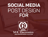 SOCIAL MEDIA POST DESIGN FOR MK ELECTRONICS