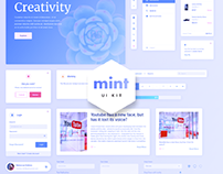 Free Mint Web UI Kit Sketch Resource