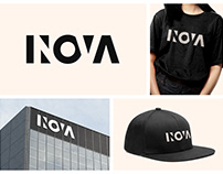 INOVA artificial intelligence logo design