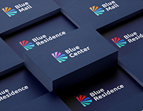 Logo for "Blue Center"