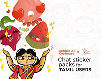 Chat stickers for Booble AI | FablesbyHoma