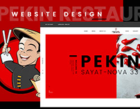 Pekin Restaurant web design