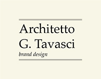 Architetto Tavasci | brand design