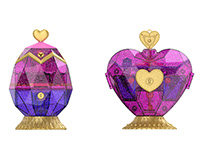Funlocket- Cristal Egg & Cristal Heart
