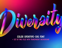 Diversity – Color Bitmap Font