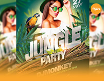 Jungle Party Flyer Template