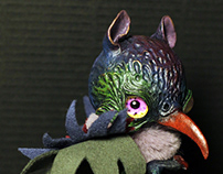 OOAK Posealble dolls: Hummingbird Griffin