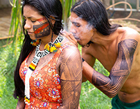 no Xingu com Juma Xipaya