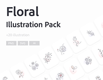 Floral | free vector illustration package