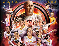 Toledo Volleyball Superhero Night Poster