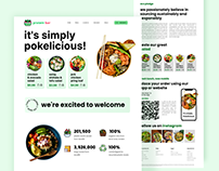 A Healthy Food Program Landing Page