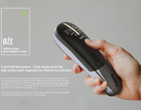 OZE - A hand held thermometer + Blood Testing device