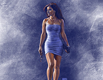 Cena de Miss Congeniality - Sandra Bullock.